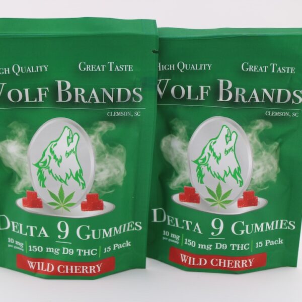 Hemp Derived Delta 9 Gummies Pack Wild Cherry